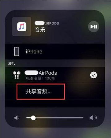 彭泽苹果14音频维修点分享iPhone14音频共享设置方法 