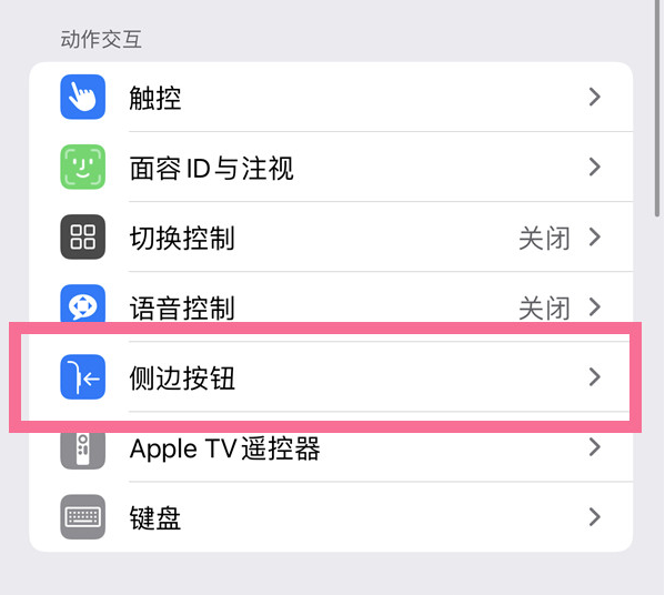 彭泽苹果14维修店分享iPhone14 Plus侧键双击下载功能关闭方法 