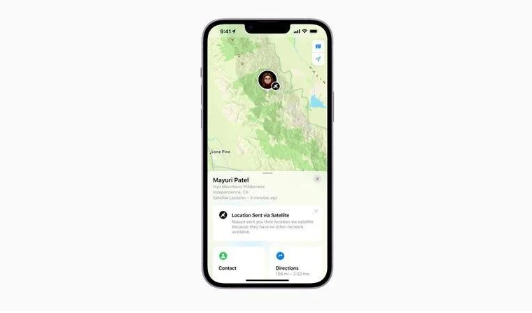 彭泽苹果14维修分享iPhone14系列中 FindMy功能通过卫星分享位置方法教程 