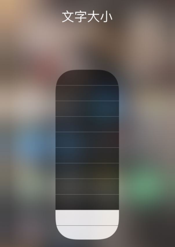 彭泽苹果手机维修分享小技巧：在 iPhone 控制中心快速调节字体大小 